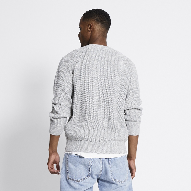 Rib-knit sweater "Rob Twisted" Green